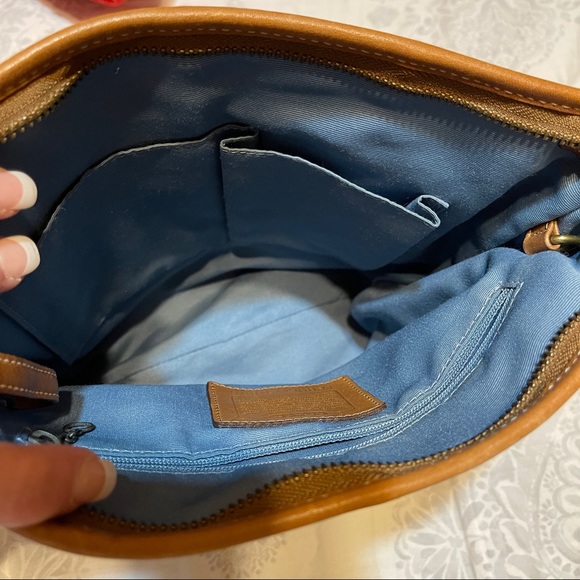 🌵COACH Patchwork Leather, Suede, Fabric Crossbody - Picture 7 of 9